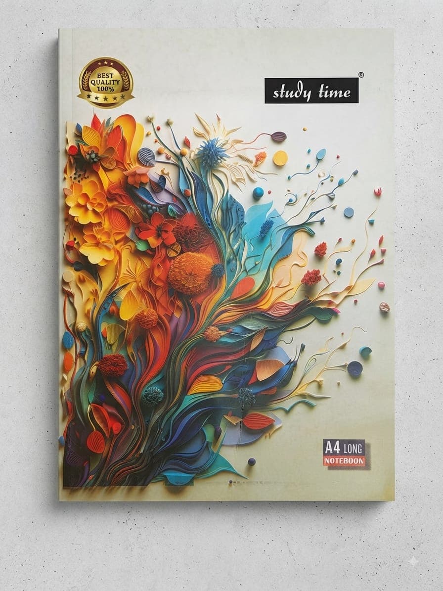 HINDI LONG EXERCISE A4 NOTEBOOK ( 1 PACKET 1 PCS ) 320 PAGES 