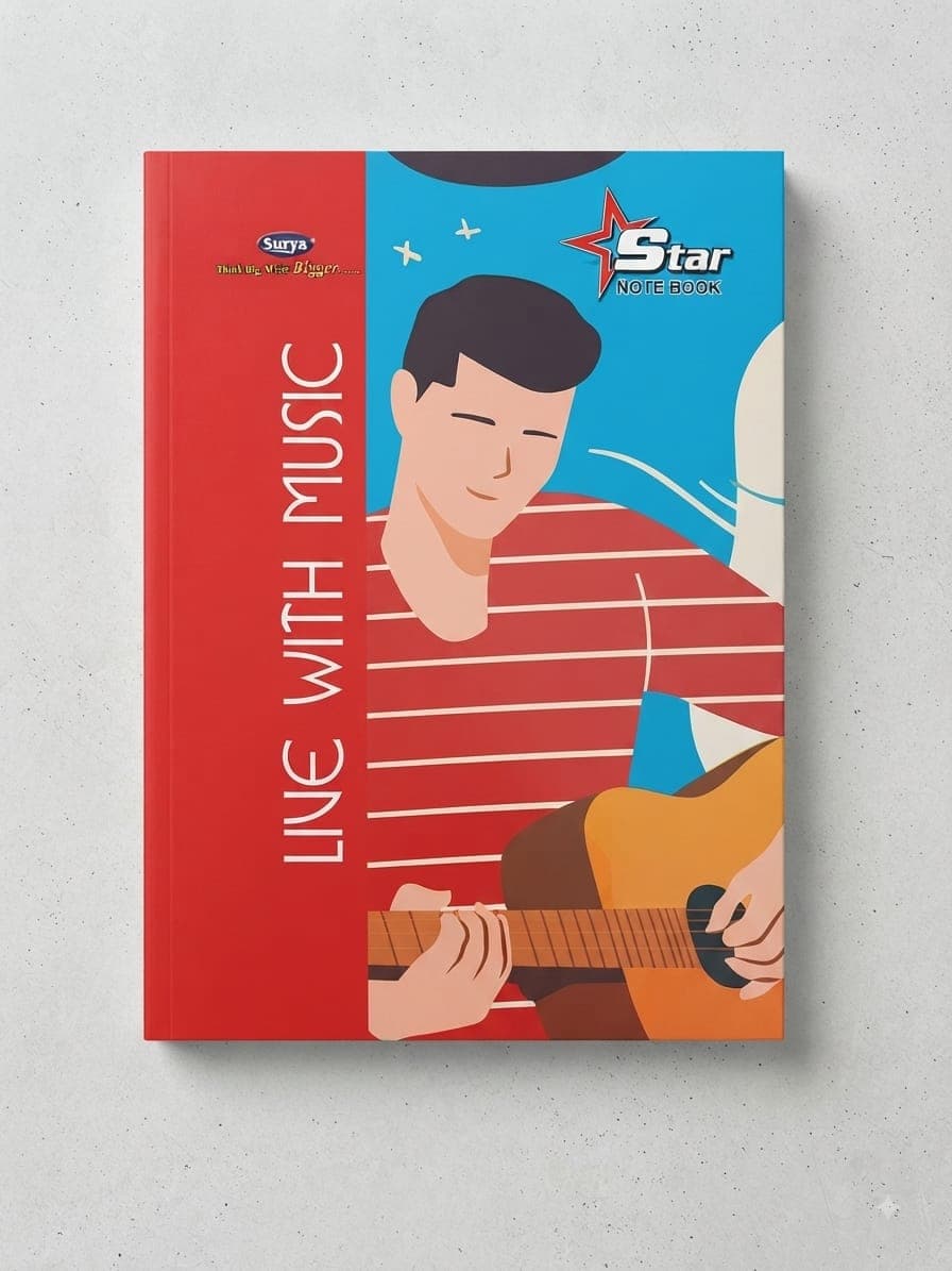 HINDI LONG EXERCISE A4 NOTEBOOK ( 1 PACKET 1 PCS )